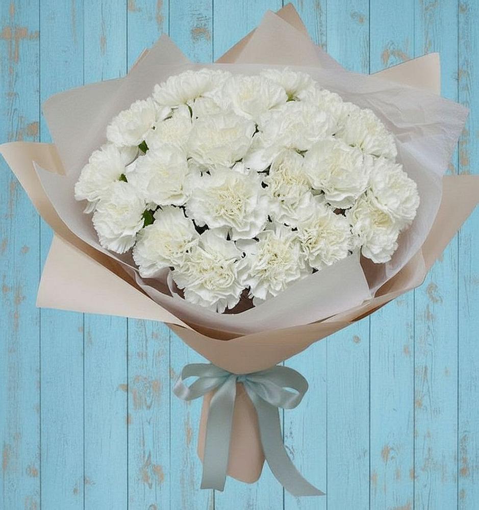 Букет цветов из: Гвоздики в Червлённой-Узловой