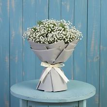 Букет цветов из:  Гипсофила #REPLACE_PRED# Червлённой-Узловой