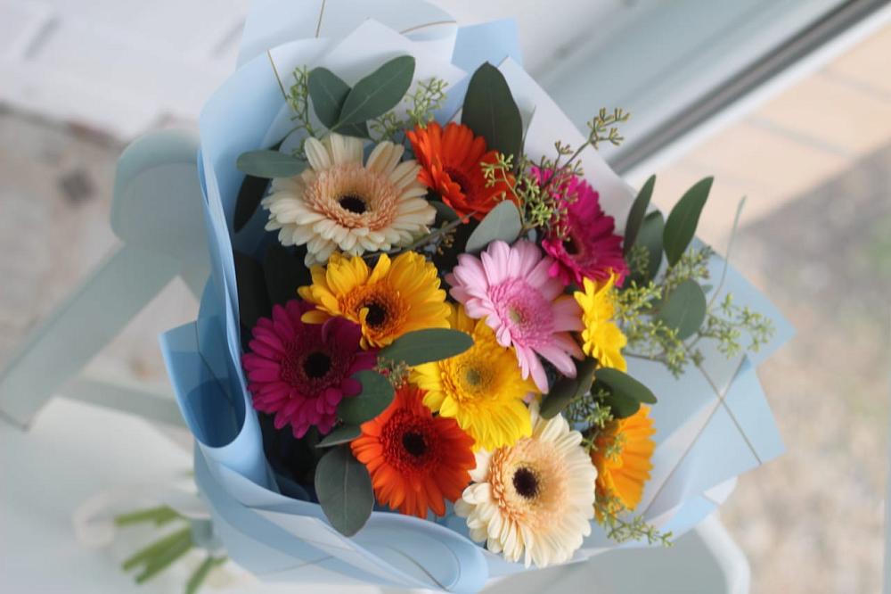 Букет цветов из: Герберы в Червлённой-Узловой