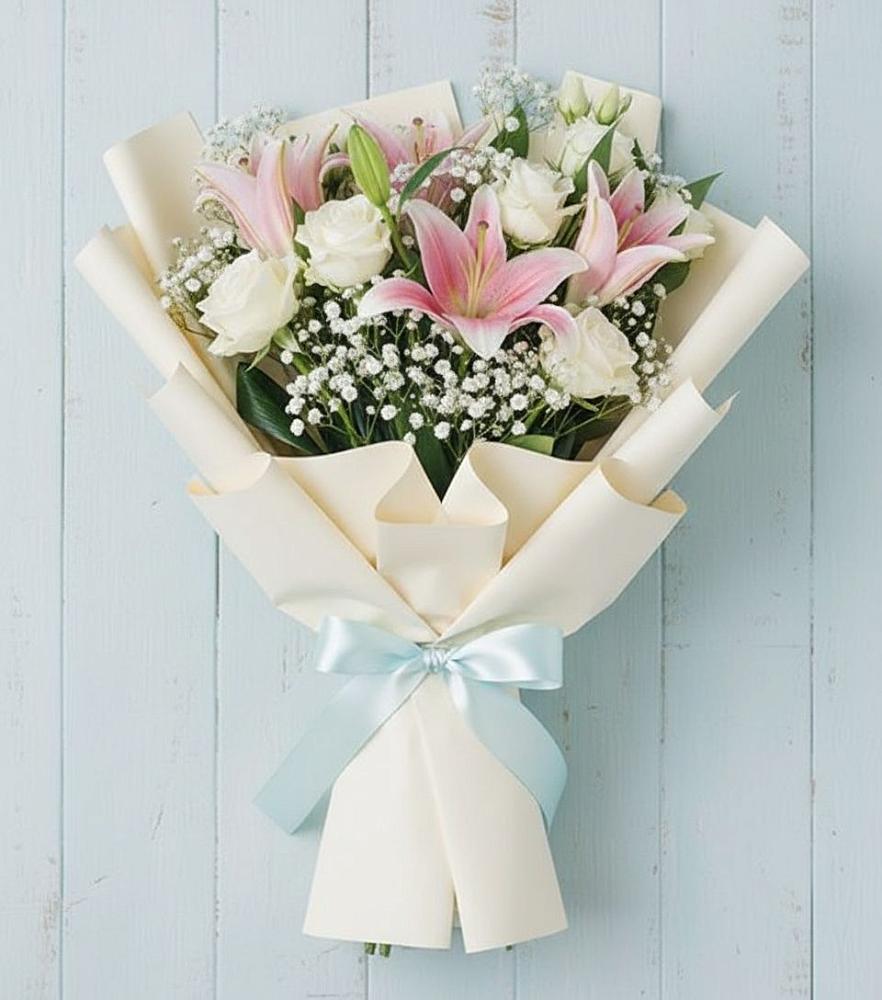 Букет цветов из: Лилии в Червлённой-Узловой