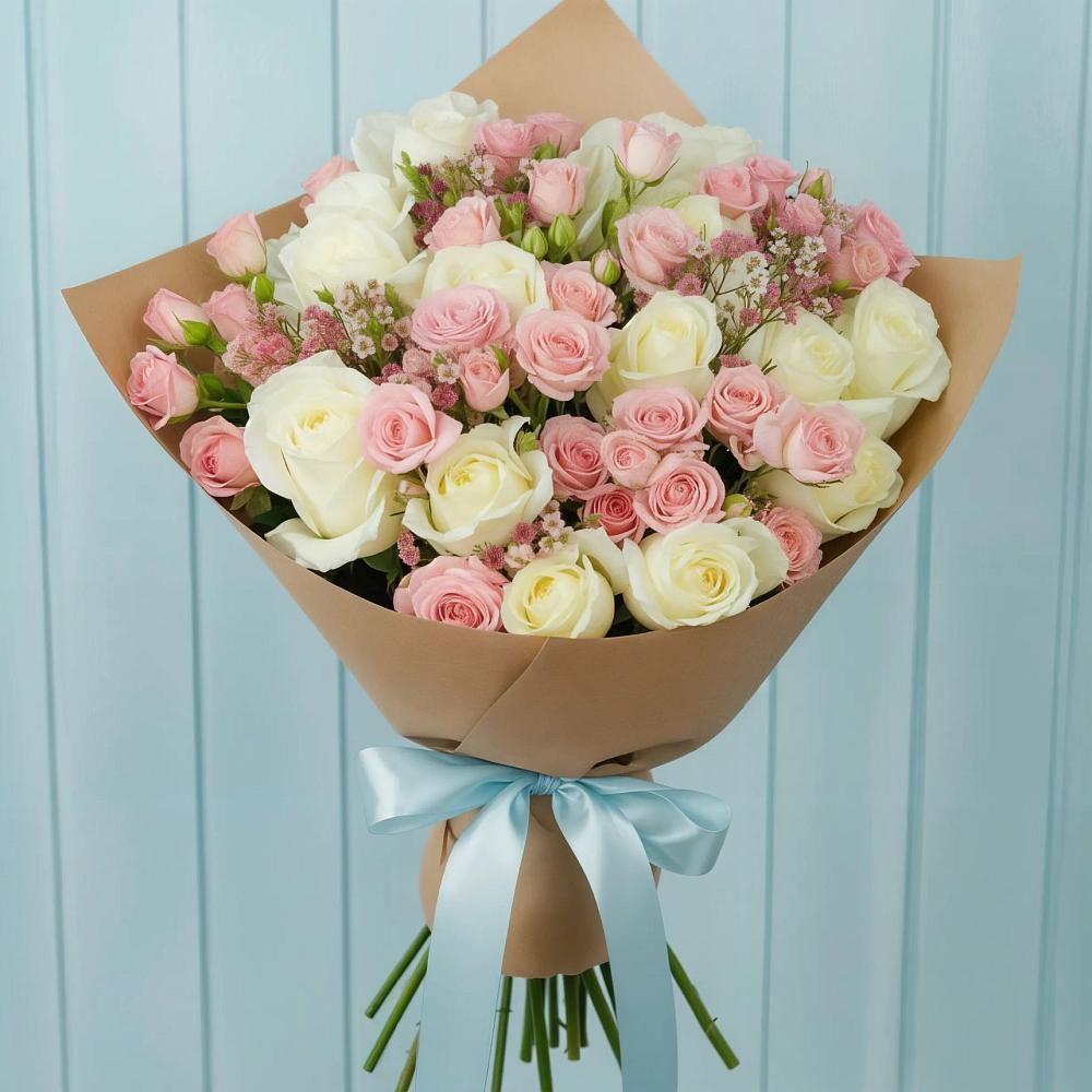 Букет цветов из: Розы в Червлённой-Узловой