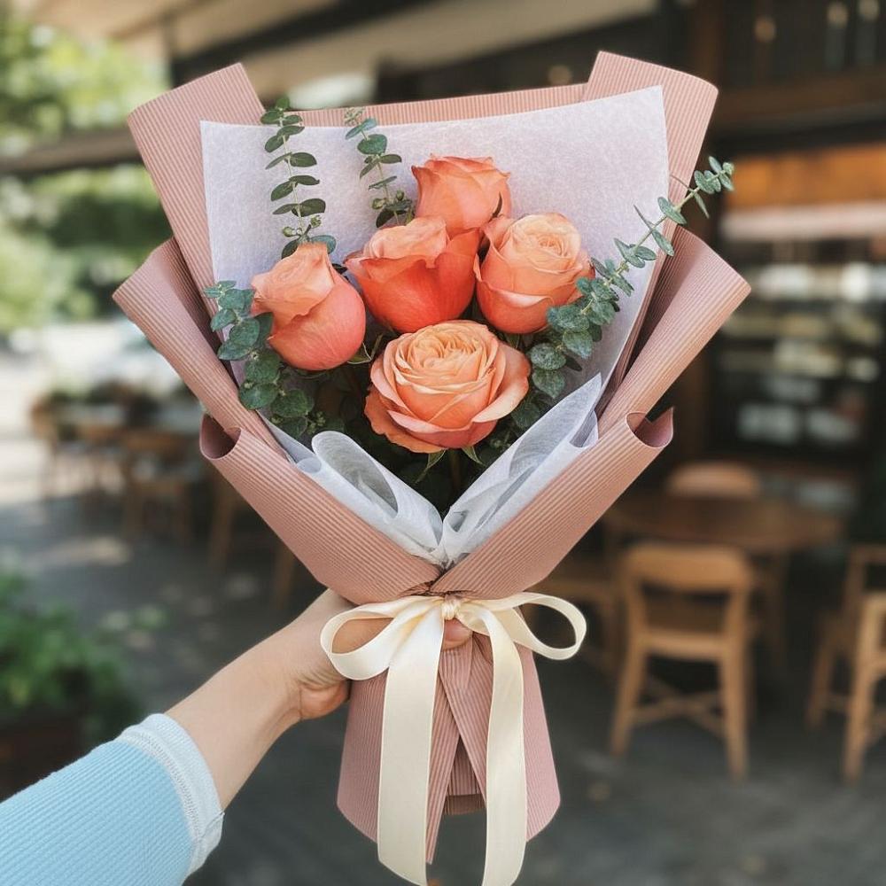 Букет цветов из: Розы в Червлённой-Узловой