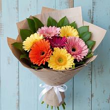 Букет цветов из:  Герберы в Червлённой-Узловой