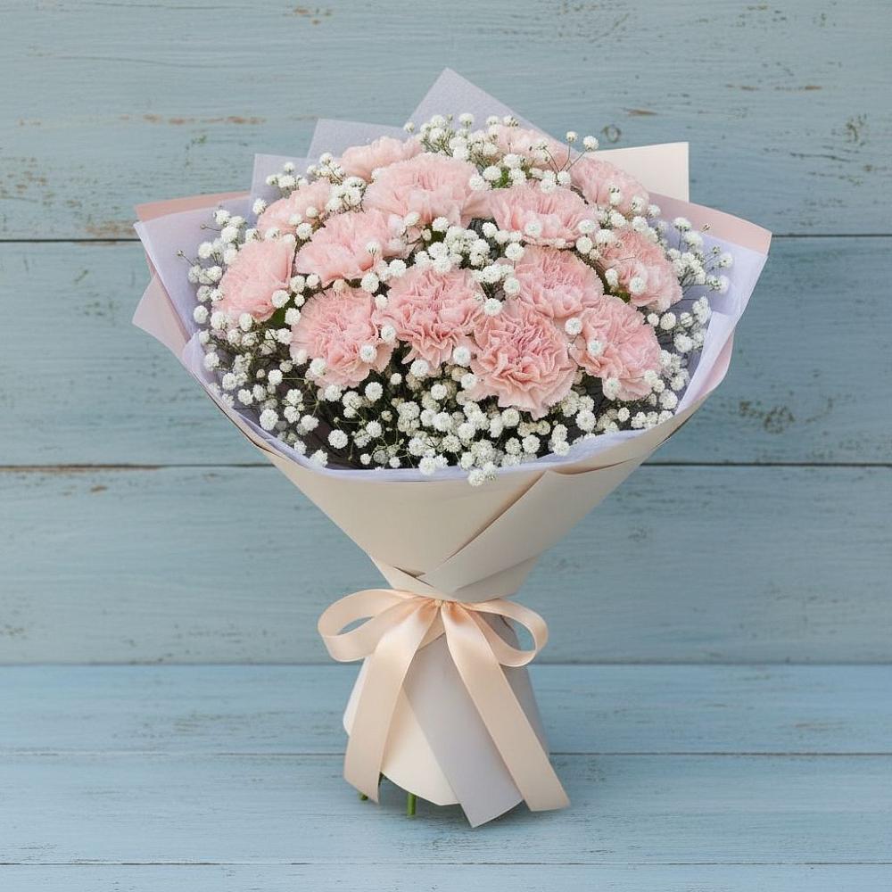 Букет цветов из: Гвоздики в Червлённой-Узловой