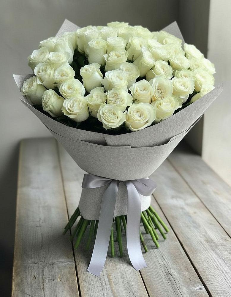 Букет 35 Белых роз в Червлённой-Узловой