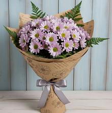 Букет цветов из:  Хризантемы #REPLACE_PRED# Червлённой-Узловой