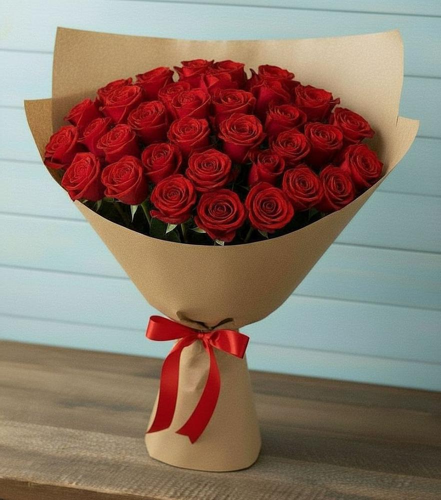 Букет Красные розы Милано в Червлённой-Узловой