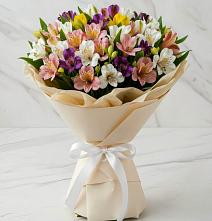 Букет цветов из:  Альстромерии в Червлённой-Узловой