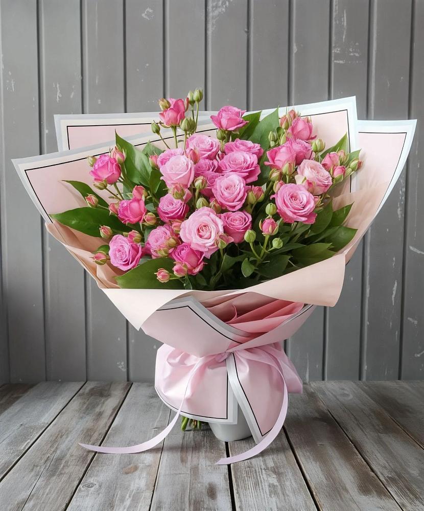 Букет Розовый кустик в Червлённой-Узловой