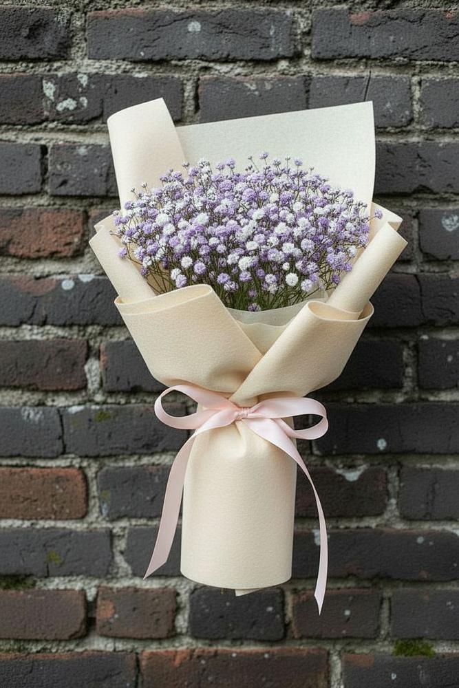 Букет цветов из: Гипсофила в Червлённой-Узловой