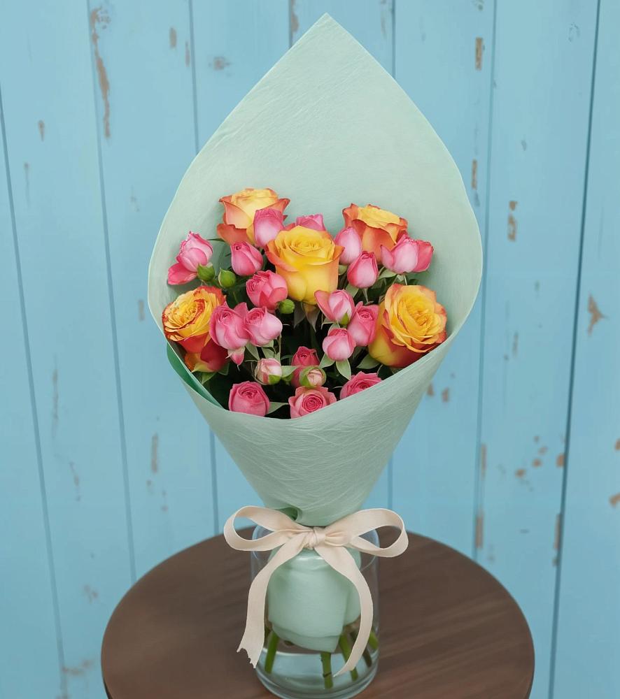 Букет цветов из: Розы в Червлённой-Узловой