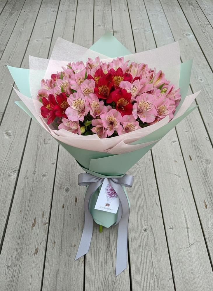 Букет цветов из: Альстромерии в Червлённой-Узловой