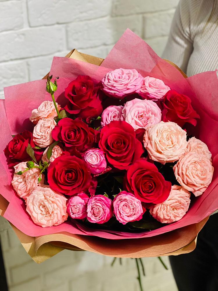 Букет цветов из: Розы в Червлённой-Узловой
