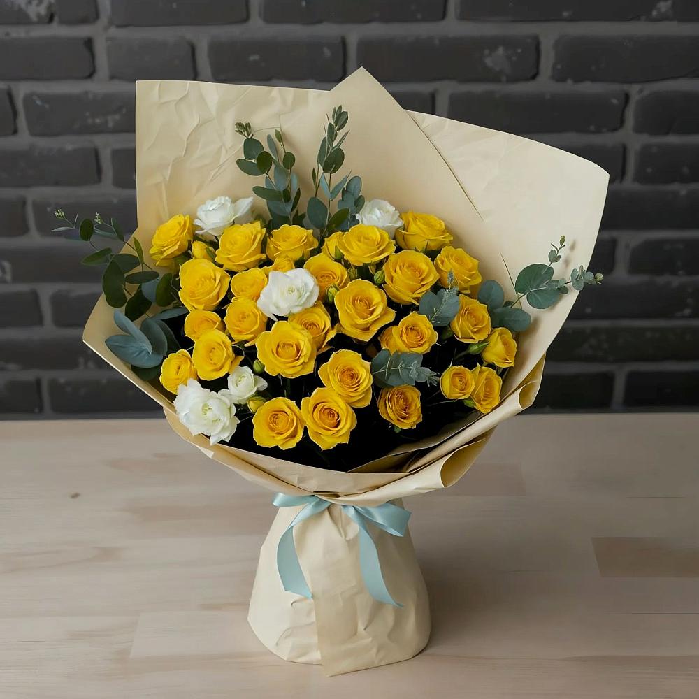 Букет цветов из: Розы в Червлённой-Узловой