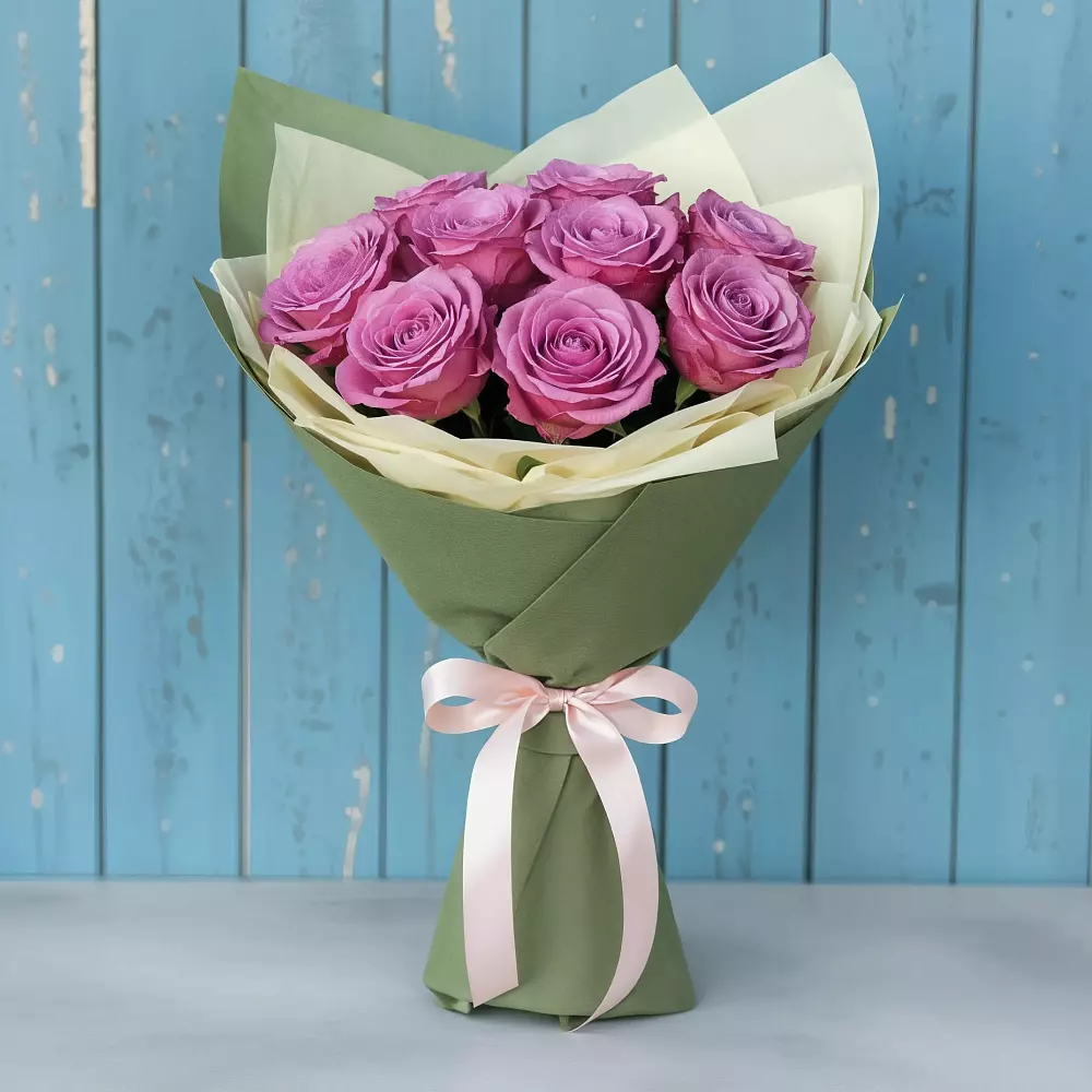 Букет Розы Фёрст Леди в Червлённой-Узловой