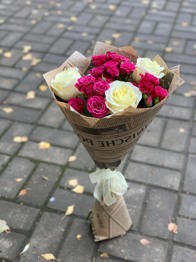 Букет цветов из: Розы в Червлённой-Узловой