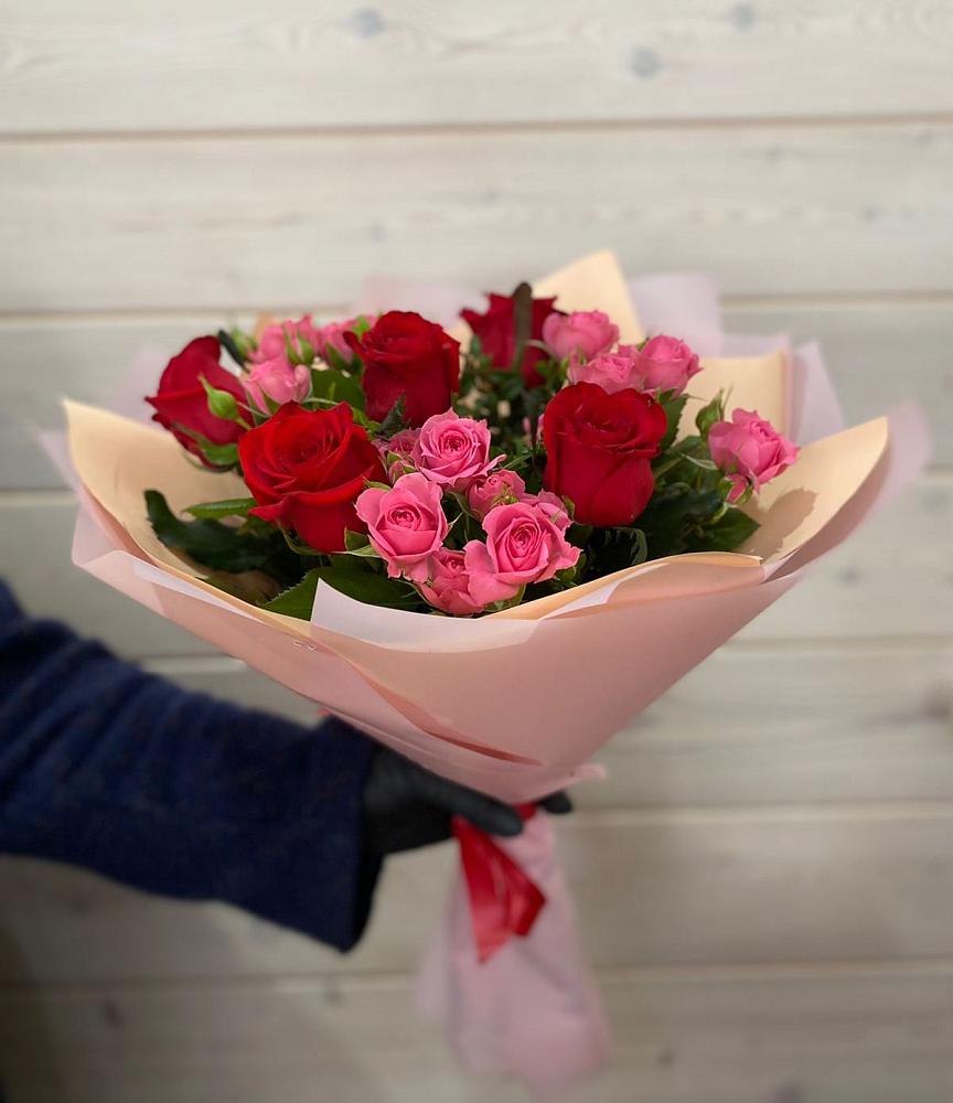 Букет цветов из: Розы в Червлённой-Узловой