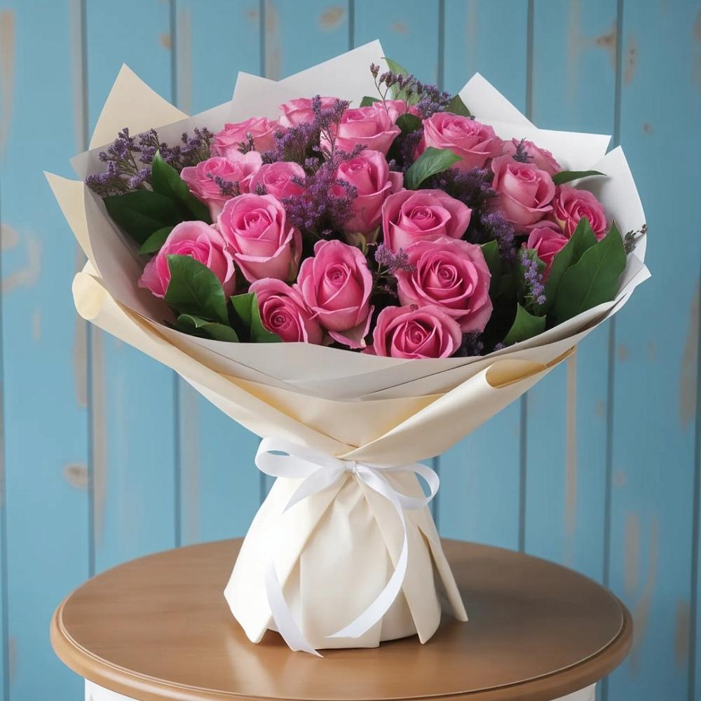 Букет цветов из: Розы в Червлённой-Узловой