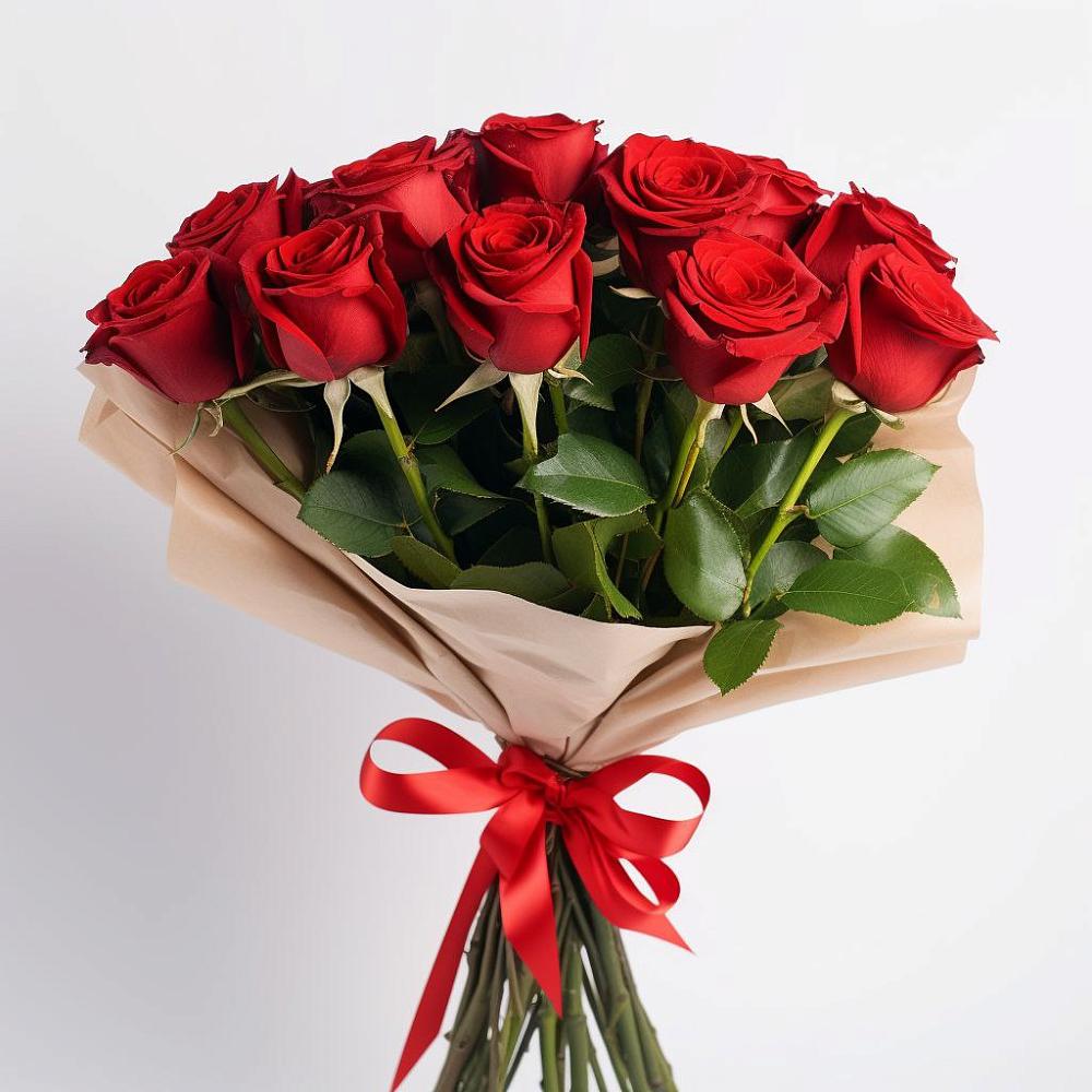 Букет 11 Красных роз Эдлесс Лав в Червлённой-Узловой