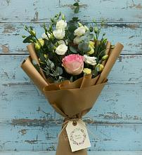 Букет цветов из:  Розы и Лизиантусы в Червлённой-Узловой