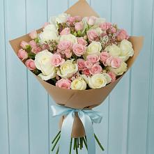 Букет цветов из:  Розы #REPLACE_PRED# Червлённой-Узловой